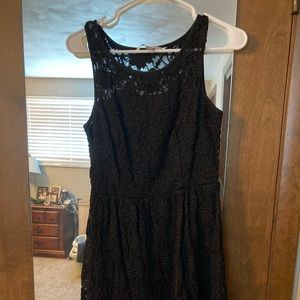 Women’s black event dress